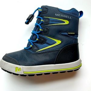 Merrell size 12 kid waterproof winter boots